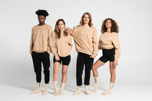 MAKER Essentials Oversized Jumper in Beige